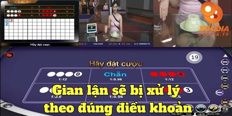 Gian lận sẽ bị xử lý theo đúng điều khoản