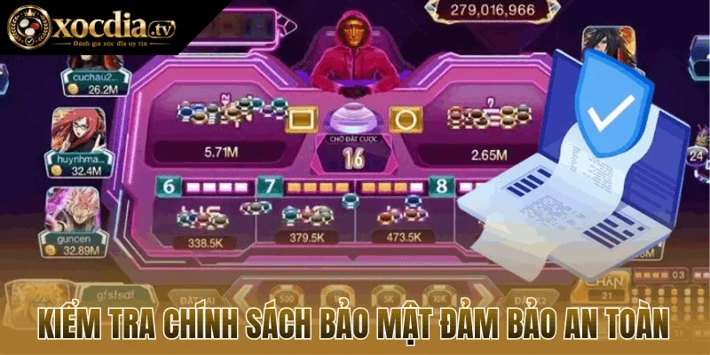 Kiểm tra chính sách bảo mật đảm bảo an toàn