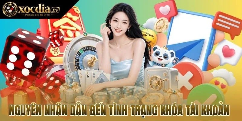 Nguyên nhân dẫn đến tình trạng khóa tài khoản